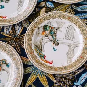 Тарелка салатная Chevaux du vent 22 см (лошадь)