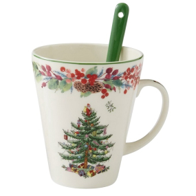 Кружка с ложкой Christmas Tree 400 мл Кружка с ложкой Christmas Tree 400 мл