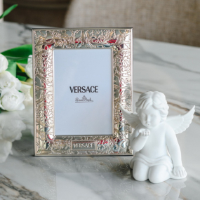 Рамка для фотографий Versace Frames 10х15 см, декор серебро