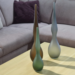 Ваза Scandic Home 63 см, цвет янтарный