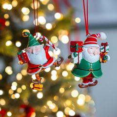 Игрушка на елку "Веселый эльф в красном кафтане" 9,4 см