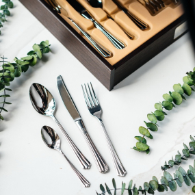Набор столовых приборов Bernini, 24 предмета, в подарочной коробке WOODEN