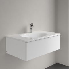 Раковина Villeroy & Boch Antao 80х50, CeramicPlus, 4A7581R1, из TitanCeram, White Alpin