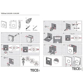 Панель смыва TECE Loop 9242660, для писсуара, белый/хром