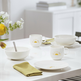 Тарелка салатная "Встречаю рассвет" 21 см