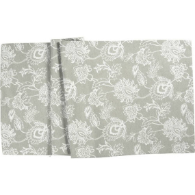 Скатерть-дорожка Lace 50x140 см, цвет серебро
