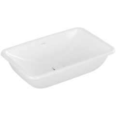 Раковина встраиваемая Villeroy & Boch Loop & Friends 61х38 4A580001, из TitanCeram, белая