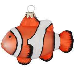 Елочная игрушка "Рыба-клоун" 7,5 см