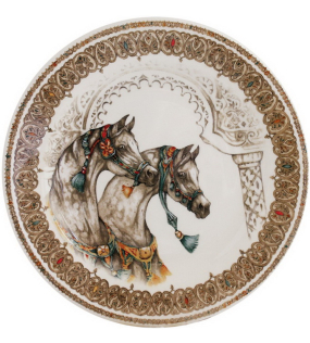 Тарелка салатная Chevaux du vent 22 см (бок о бок)