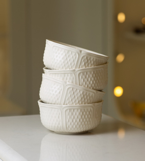 Набор салатников Pont aux choux blanc 12 см, 4 шт