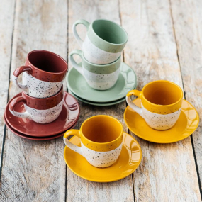 Набор чашек чайных с блюдцами Louise Layers 200 мл, 12 предметов