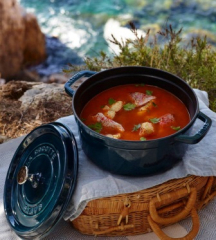 Кокот круглый La Cocotte 26 см / 5,2 л, темно-синий