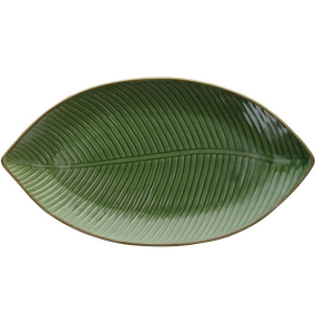 Блюдо-лист Relief Zaira 34х18 см