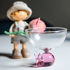 Пиала на ножке "Розовый кролик" Animal Farm 250 мл