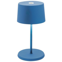 Лампа настольная Zafferano Olivia Pro Mini 22 см, кобальтовая
