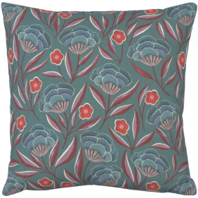 Чехол для подушки декоративной Isadora 40х40 см, цвет сине-зеленый