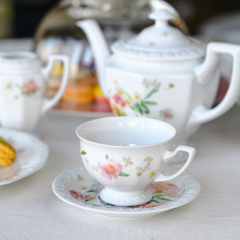 Блюдце для чашки кофейной Maria Pink Rose 14 см