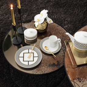 Тарелка салатная MetroChic 22 см