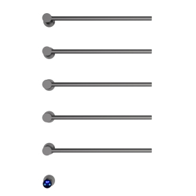 Полотенцесушитель Terminus Аккорд 80х50, электрический, оружейная сталь