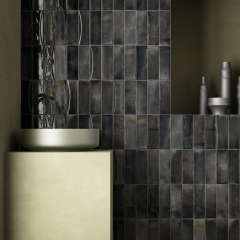 Плитка керамическая Equipe Hanoi 5,1х16,1, Black Ash, 7,7 мм