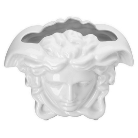 Ваза Versace Medusa Grande 21 см, белая
