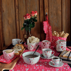 Чаша "Сердце" 15х15х9см, цвет в ассортименте