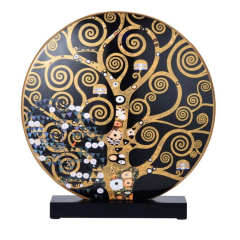 Ваза круглая "Поцелуй" 33,5 см (лимит. 999 изд.), черная