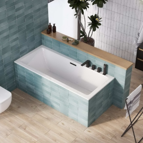 Ванна акриловая Excellent Heaven Slim 170x75, с ножками, белая