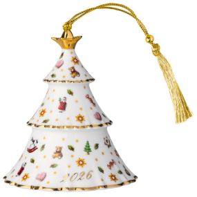 Елочная игрушка Villeroy & Boch Christmas Classics "Ель 2026" 8,5 см