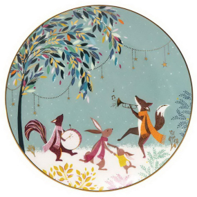 Набор тарелок салатных Woodland Tales 20 см, 4 шт