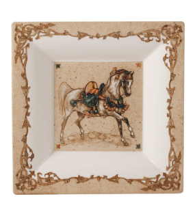 Блюдце квадратное Chevaux du vent 22х22 см