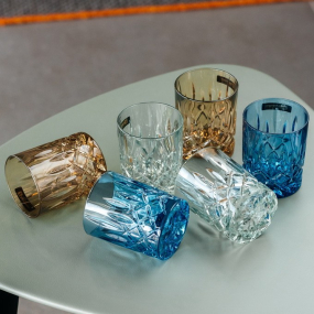 Набор бокалов для виски Noblesse 295 мл, 2 шт, цвет голубой винтаж