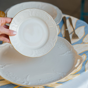 Тарелка для хлеба Sanssouci Ivory Gold 17 см