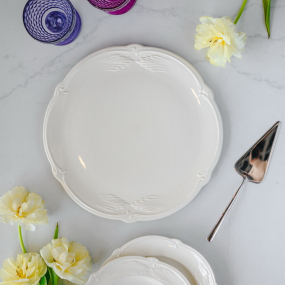 Блюдо для торта Rocaille Blanc 32 см