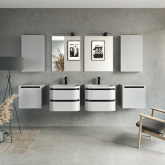 Тумба с раковиной Kolpa-San Vittoria OUV 60 DG, 60x50, подвесная, темный серый