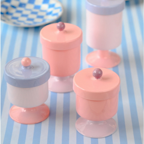 Емкость для хранения на ножке Galassia Merci 15 см