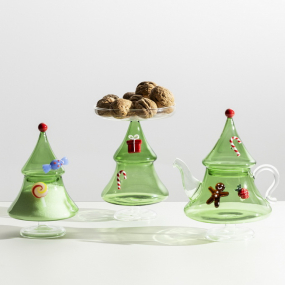 Заварник "Рождественская ель" Schiaccianoci 22х15 см