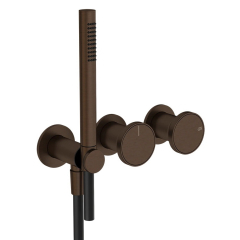 Внешняя часть Gessi Origini 66036.845 смесителя для душа, темная бронза