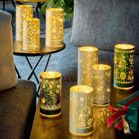 Фигурка с подсветкой Christmas Joyfull 16 см