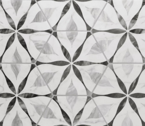 Керамогранит Equipe Bardiglio 17,5х20, Hexagon Flower, 8 мм