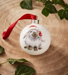 Елочный шар "Кролик" 6,6 см