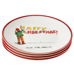 Набор тарелок для хлеба Christmas Kit Kemp 15,5 см, 4 шт