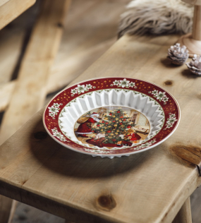 Салатник "Санта приносит подарки" Toy's Fantasy 25 см
