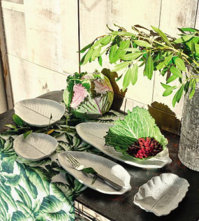 Блюдо-лист Relief Zelda 16х14 см