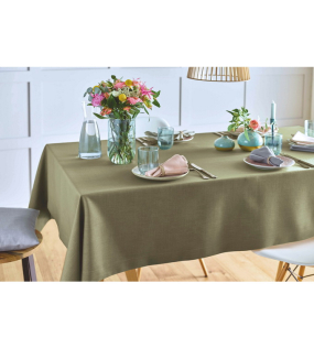Скатерть прямоугольная Loft 135x170 см, зеленая