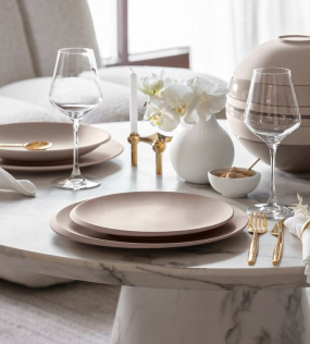 Тарелка столовая NewMoon beige 27 см