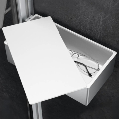 Контейнер для аксессуаров Huppe Select+ SL2201.087, матовое серебро