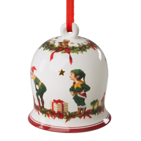 Елочная игрушка Villeroy & Boch Annual Christmas Edition "Колокольчик 2026" 7 см