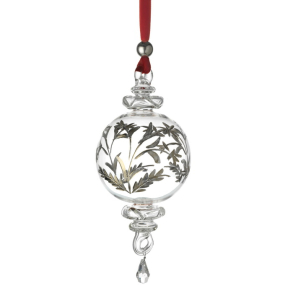 Елочный шар "Морозный узор" в подарочной упаковке