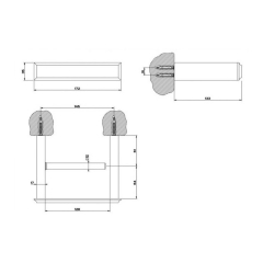 Держатель для туалетной бумаги Gessi Eleganza 46455.031, хром